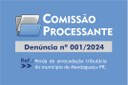 Câmara recebe denúncia e constitui Comissão Processante